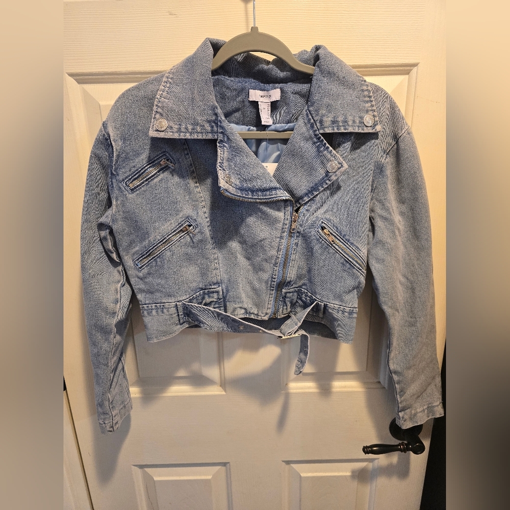 Denim motorcycle Jacket
